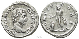 GETA (Caesar, 198-209). Denarius. Rome
