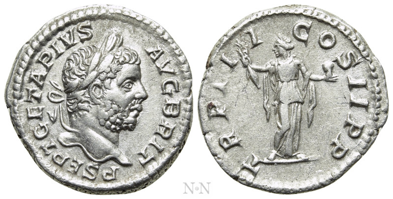 GETA (209-211). Denarius. Rome. 

Obv: P SEPT GETA PIVS AVG BRIT. 
Laureate a...