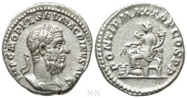 MACRINUS (217-218). Denarius. Rome