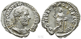 MACRINUS (217-218). Denarius. Rome