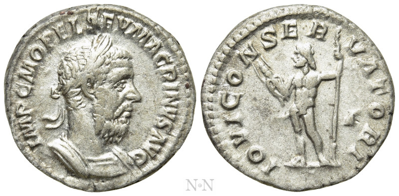 MACRINUS (217-218). Denarius. Rome. 

Obv: IMP C M OPEL SEV MACRINVS AVG. 
La...