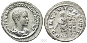 DIADUMENIAN (Caesar, 217-218). Denarius. Rome