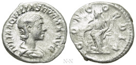 AQUILIA SEVERA (Augusta, 220-221 & 221-222). Denarius. Rome