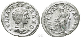 JULIA MAESA (Augusta, 218-224/5). Denarius. Rome