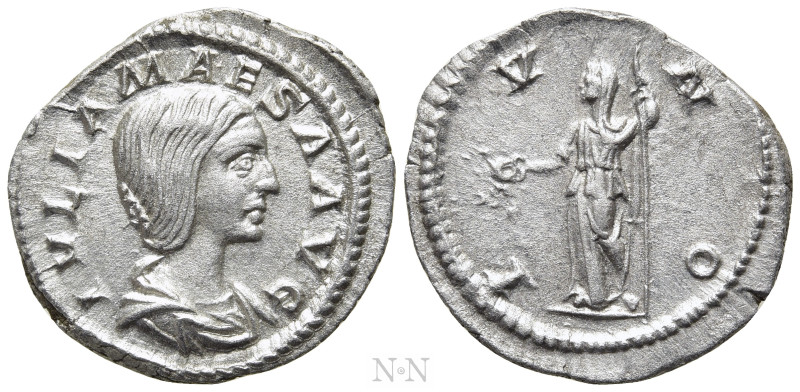 JULIA MAESA (Augusta, 218-224/5). Denarius. Rome. 

Obv: IVLIA MAESA AVG. 
Dr...