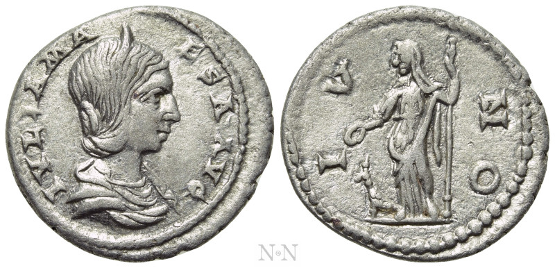 JULIA MAESA (Augusta, 218-224/5). Denarius. Antioch. 

Obv: IVLIA MAESA AVG. ...
