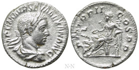 SEVERUS ALEXANDER (222-235). Denarius. Rome