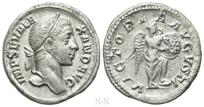 SEVERUS ALEXANDER (222-235). Denarius. Rome. 

Obv: IMP SEV ALEXAND AVG. 
Lau...