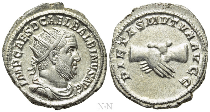 BALBINUS (238). Antoninianus. Rome. 

Obv: IMP CAES D CAE L BALBINVS AVG. 
Ra...