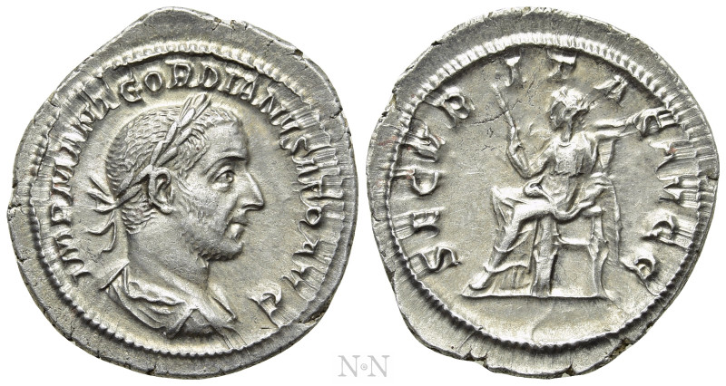 GORDIAN I AFRICANUS (238). Denarius. Rome.

Obv: IMP M ANT GORDIANVS AFR AVG....