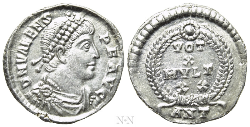 VALENS (364-378). Siliqua. Antioch. 

Obv: D N VALENS P F AVG. 
Pearl-diademe...