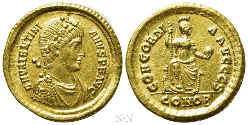 VALENTINIAN II (375-392). GOLD Solidus. Constantinople. 

Obv: D N VALENTINIAN...
