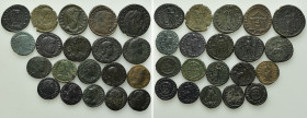 20 Late Roman Coins; Maxentius, Galeria Valeria etc