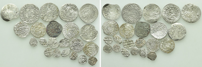 22 Medieval and Modern Coins. 

Obv: .
Rev: .

. 

Condition: See picture...