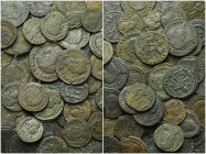 Circa 50 Late Roman Coins