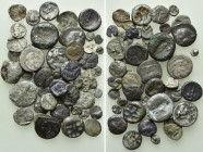 Circa 55 Greek Silver Coins