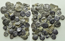 Circa 60 Greek Silver Coins