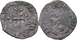 Casale. Guglielmo II Paleologo (1494-1518). Obolo. CNI 169/175; MIR (Piem. Sard. Lig. Cors.) 211. MI. 0.6 g. 14.5 mm. R. BB.