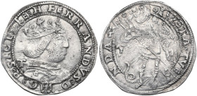 L'Aquila. Ferdinando I d'Aragona (1458-1494). Coronato. CNI 2/18 e 39/41; D'Andrea-Andreani pp. 229-232; MIR (Italia merid.) 89. AG. 3.88 g. 27 mm. R....