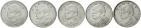 China
Republik, 1912-1949
5 X 10 Cents Jahr 3 = 1914. sehr schön
