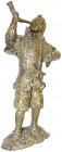 China
Varia
Bronzeskulptur eines Kriegers in gepanzerter Rüstung mit Kopfbedeckung. An den Knien jeweils Ying und Yang, am Gürtel zwei Blankwaffen, ...
