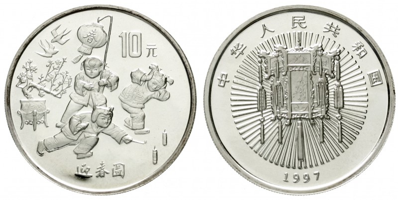 China
Volksrepublik, seit 1949
10 Yuan Silber 1997 Chinesisches Neujahresfest....