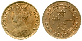 Hongkong
Victoria, 1860-1901
Cent 1879. gutes vorzüglich