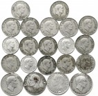 Malaysia
Sarawak, 1863-1963
21 Münzen, u.a. 3 X 20 Cents 1927 H, 2 X 50 Cents 1900 (je 2X gelocht), 2 X 50 Cents 1927 H (beide mit Fassungsspuren), ...