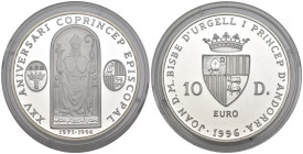 Andorra - 10 Dinars 1996 - 25° Anniversario del Coprincipato Episcopale - Ag - KM#125

FDC

SPEDIZIONE IN TUTTO IL MONDO - WORLDWIDE SHIPPING