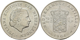 Antille Olandesi - 2 1/2 Gulden 1964 - Ag - KM#7

qFDC

SPEDIZIONE IN TUTTO IL MONDO - WORLDWIDE SHIPPING