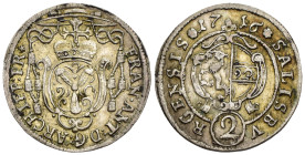 Austria - Vescovado di Salisburgo - Francis Anthony of Harrach (1709-1727) - 2 Kreuzers 1716 - Ag - gr. 1,15 - KM#290

BB+

SPEDIZIONE SOLO IN ITA...