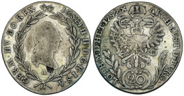 Austria - Joseph II (1780-1790) - 20 Kreuzers 1782 A (Vienna) - Ag - KM#2069

MB

SPEDIZIONE SOLO IN ITALIA - SHIPPING ONLY IN ITALY