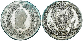 Austria - Joseph II (1780-1790) - 20 Kreuzers 1787 B (Kremnica) - Ag - KM#2069

MB

SPEDIZIONE SOLO IN ITALIA - SHIPPING ONLY IN ITALY