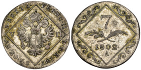 Austria - 7 Kreuzers 1802 A - Ag .250 - KM#2129

BB

SPEDIZIONE SOLO IN ITALIA - SHIPPING ONLY IN ITALY