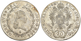 Austria - Francis II (1792-1806) - 20 Kreuzers 1804 A (Vienna) - Ag - KM#2139

qSPL

SPEDIZIONE SOLO IN ITALIA - SHIPPING ONLY IN ITALY