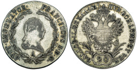 Austria - Francis I of Austria (1804-1835) - 20 Kreuzers 1817 A (Vienna) - Ag - KM#2143

MB

SPEDIZIONE SOLO IN ITALIA - SHIPPING ONLY IN ITALY