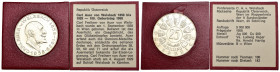 Austria - 25 Schilling 1958 - 100° anniversario della nascita di Auer von Welsbach, chimico - Ag - in folder - KM#2884

FDC

SPEDIZIONE IN TUTTO I...