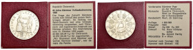 Austria - 25 Schilling 1960 - 40° anniversario del Plebiscito della Carinzia - Ag - in folder - KM#2890

SPL

SPEDIZIONE IN TUTTO IL MONDO - WORLD...