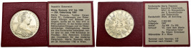 Austria - 25 Schilling 1967 - 250° anniversario della nascita di Maria Teresa - Ag - in folder - KM#2901

FDC

SPEDIZIONE IN TUTTO IL MONDO - WORL...