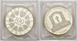 Austria - 100 Schilling 1975 - 150° anniversario della nascita di Johann Strauss - Ag - KM#2923

FDC

SPEDIZIONE IN TUTTO IL MONDO - WORLDWIDE SHI...