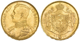 Belgio - Albert I (1909-1934) - 20 Francs 1914 - Legenda Francese - Au - KM#78

SPL

SPEDIZIONE SOLO IN ITALIA - SHIPPING ONLY IN ITALY