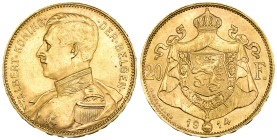 Belgio - Albert I (1909-1914) - 20 Francs 1914 - Legenda Fiamminga - Au - KM#79

SPL

SPEDIZIONE SOLO IN ITALIA - SHIPPING ONLY IN ITALY