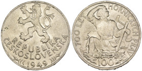 Cecoslovacchia - 100 Kroner 1949 - Ag. - KM#29

qFDC

SPEDIZIONE SOLO IN ITALIA - SHIPPING ONLY IN ITALY