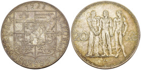 Cecoslovacchia - 20 Korun 1933 - Ag - KM#17

MB

SPEDIZIONE SOLO IN ITALIA - SHIPPING ONLY IN ITALY