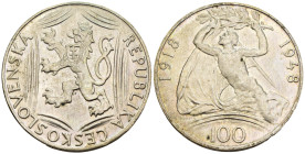 Cecoslovacchia - 100 Korun 1948 - 30° Anniversario dell'Indipendenza - Ag - KM#27

SPL

SPEDIZIONE SOLO IN ITALIA - SHIPPING ONLY IN ITALY