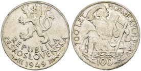 Cecoslovacchia - 100 Korun 1949 - 700° Anniversario dei privilegi minerari di Jihlava - Ag - KM#29

SPL

SPEDIZIONE SOLO IN ITALIA - SHIPPING ONLY...