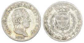 Carlo Felice (1821-1831) - 50 Centesimi 1826 Torino - Ag - Gigante 89

MB

SPEDIZIONE SOLO IN ITALIA - SHIPPING ONLY IN ITALY