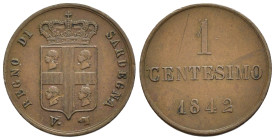 Carlo Alberto (1831-1849) - 1 Centesimo 1842 Torino - Cu - MOLTO RARA - Gigante 160

qSPL

SPEDIZIONE SOLO IN ITALIA - SHIPPING ONLY IN ITALY