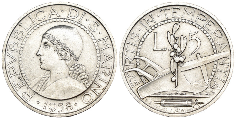 Vecchia Monetazione (1864-1938) - 5 Lire 2° Tipo 1938 - Ag - Gigante 24

SPL
...