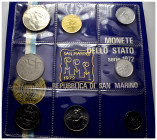 Nuova Monetazione (1972-oggi) - Divisionale 1972 di 8 valori - in folder

FDC

SPEDIZIONE IN TUTTO IL MONDO - WORLDWIDE SHIPPING